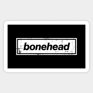 Bonehead - The Mancunian Indie Music Man White Magnet